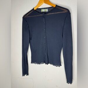 Vintage 90s loco lindo button down cardigan